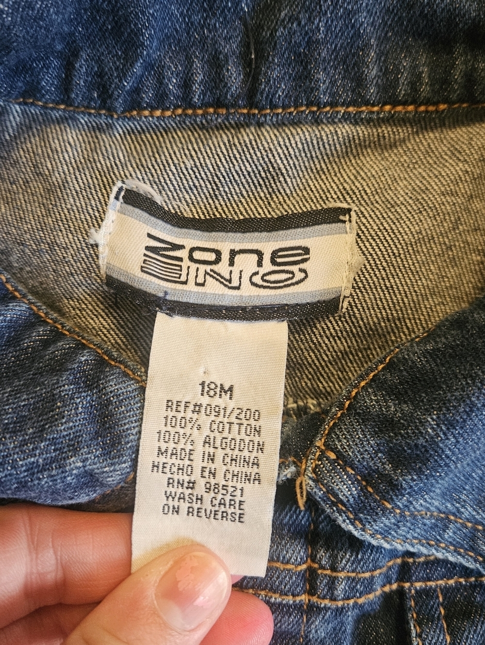 Y2K Kid's Dark Blue Denim Jacket with Fun Patches - Picture 3 of 4